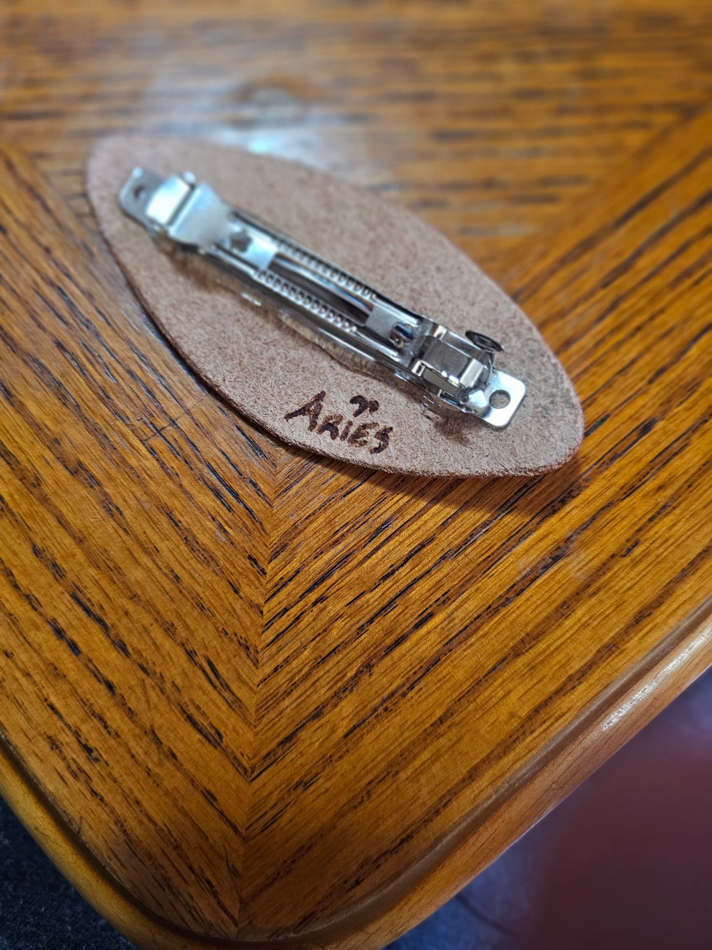 Dragon Leather Hair Clip