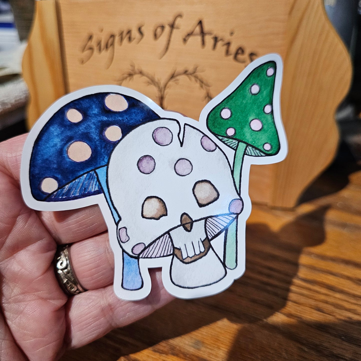 Skullshroom stickers