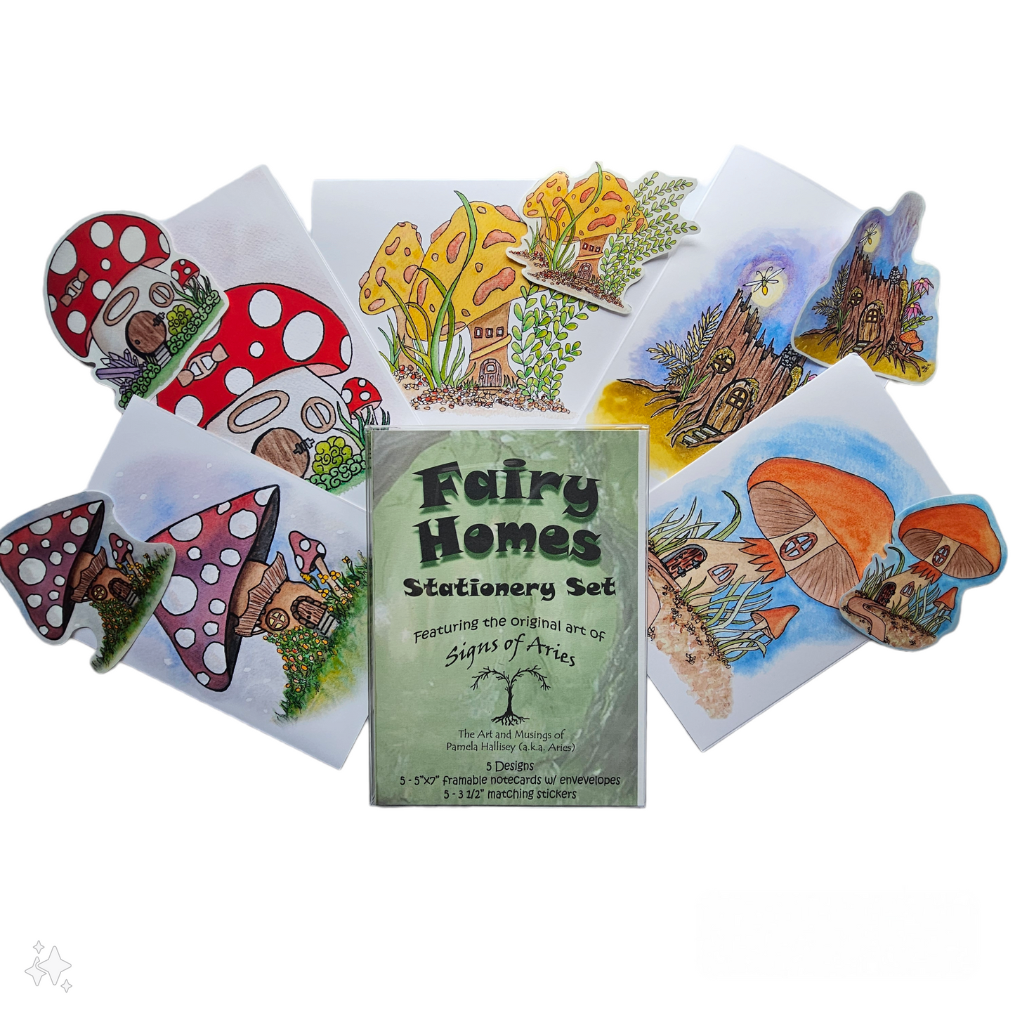 Fairy Homes Stationery Set