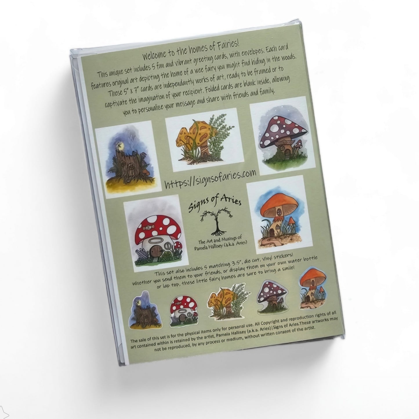 Fairy Homes Stationery Set