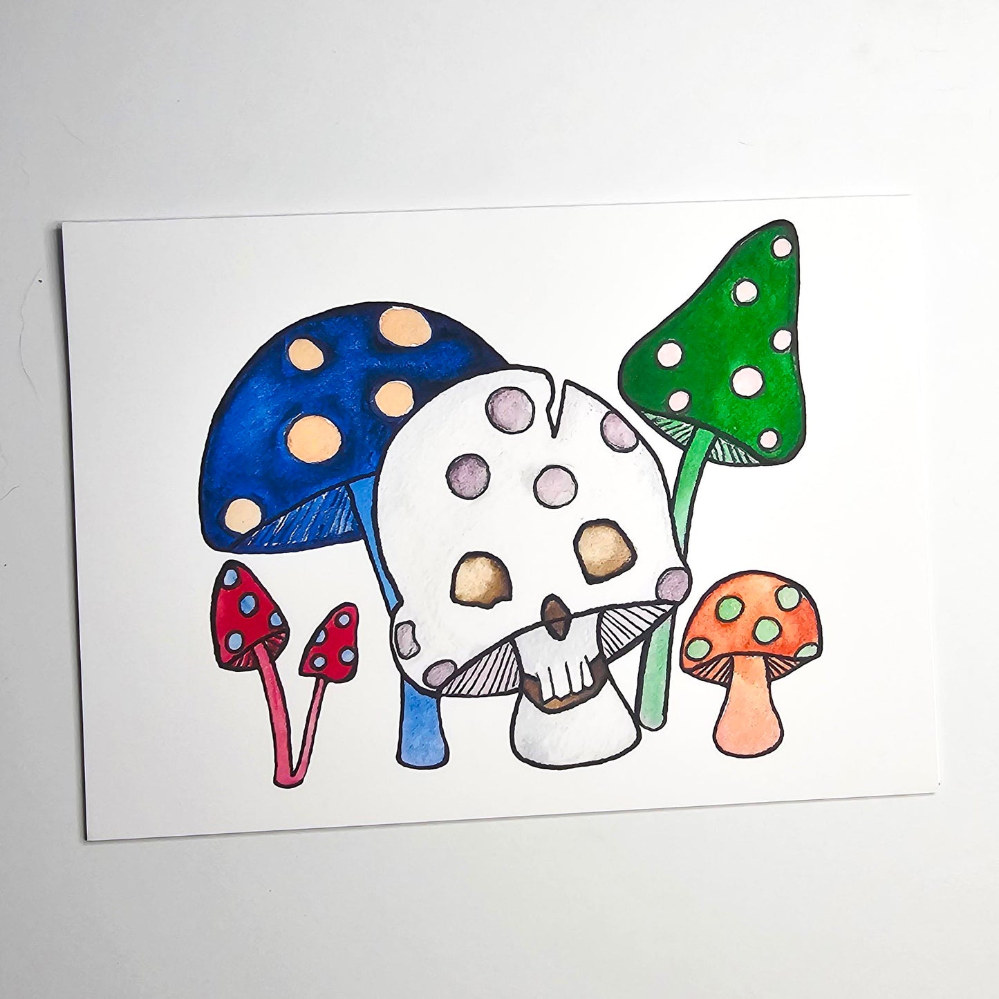 Skullshroom 5"x7" Frameable Card