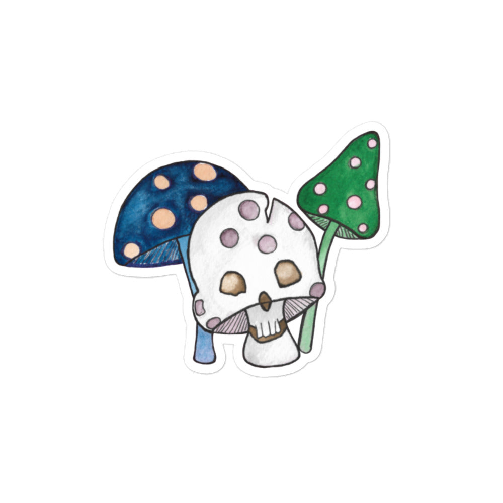 Skullshroom stickers