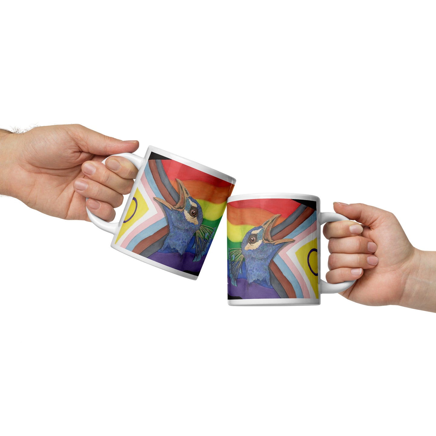 "Help" 20oz glossy mug