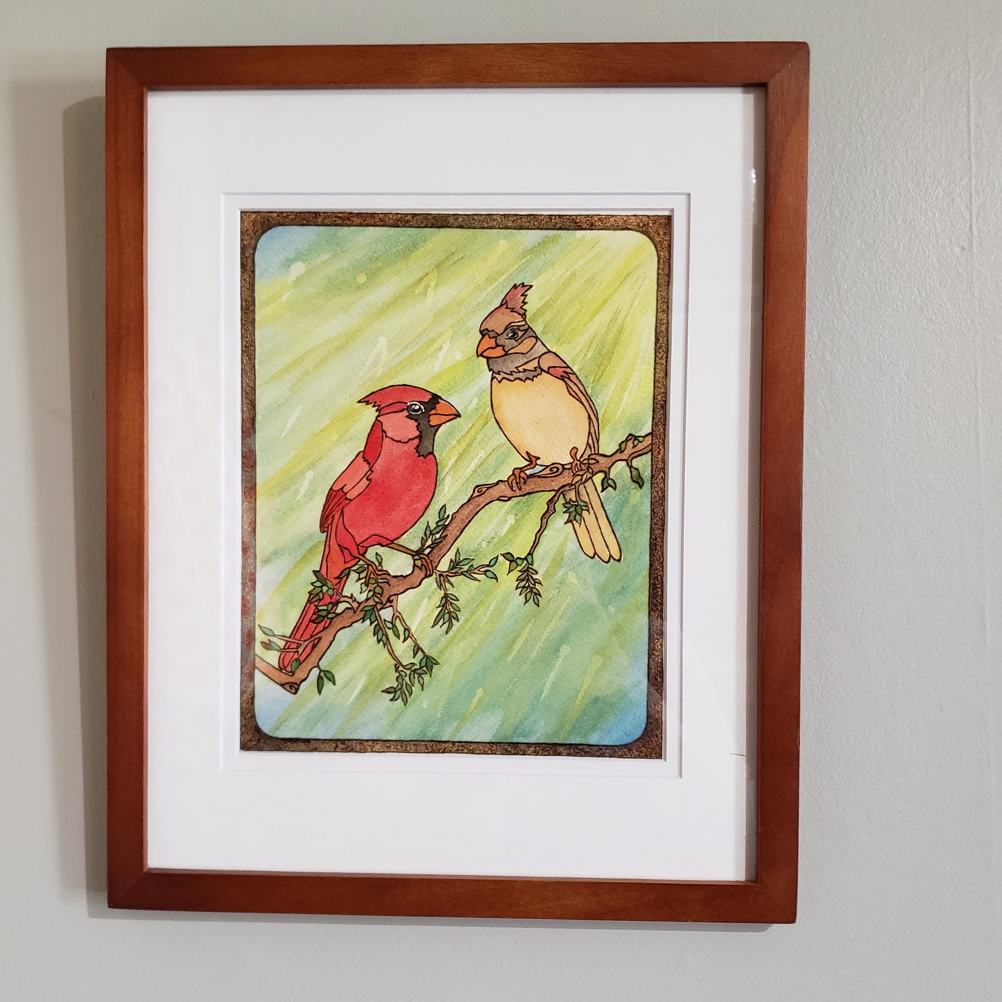 ORIGINAL "Messengers"  Cardinals Art