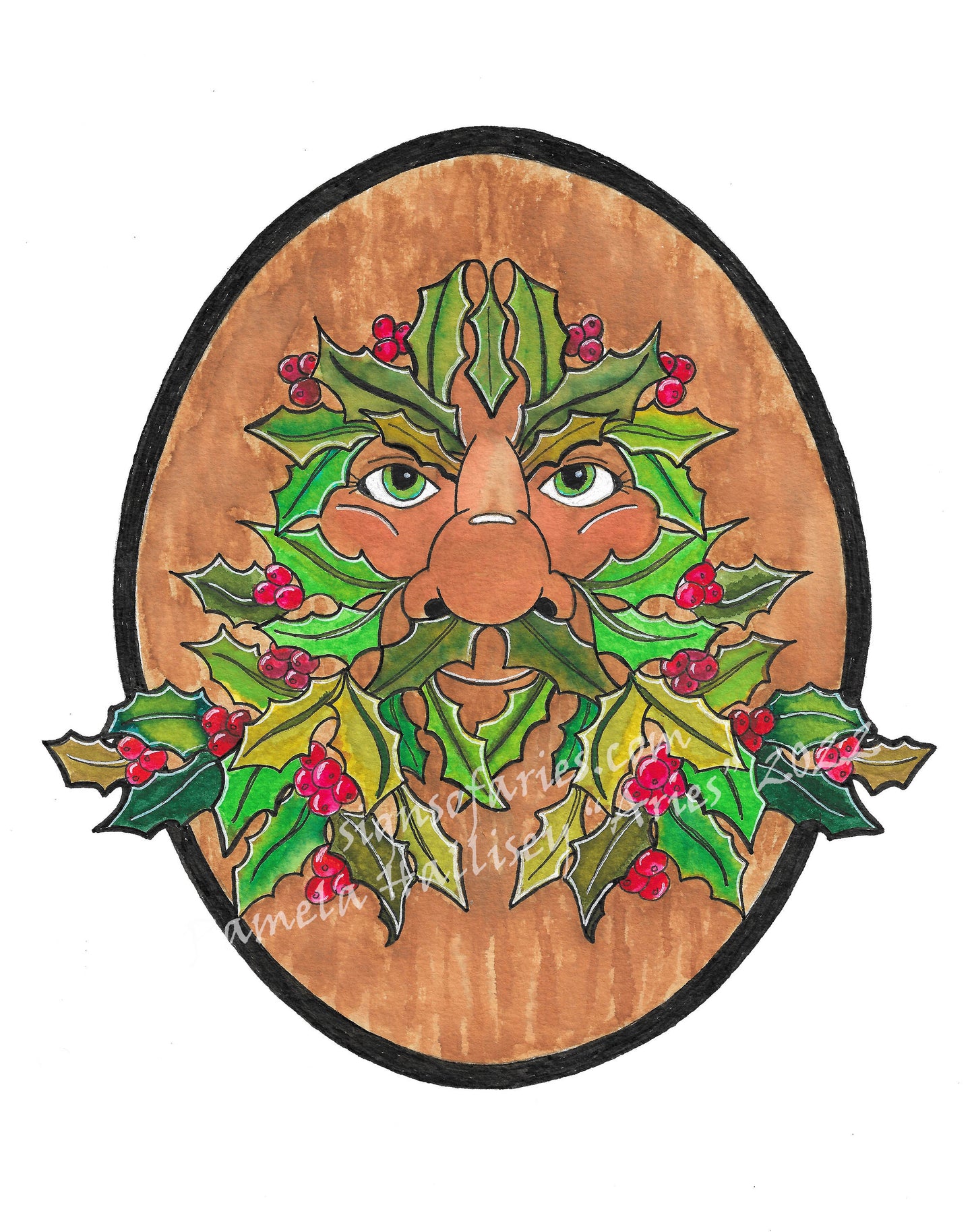 Holly Man Original Art