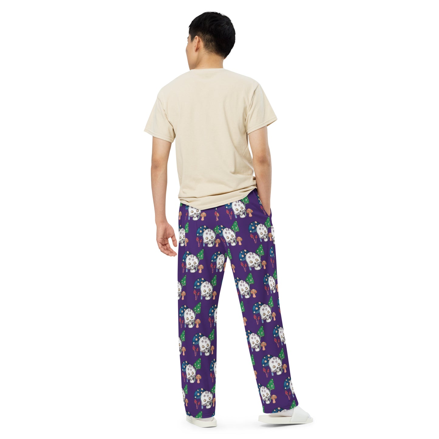 Skullshroom unisex wide-leg pants