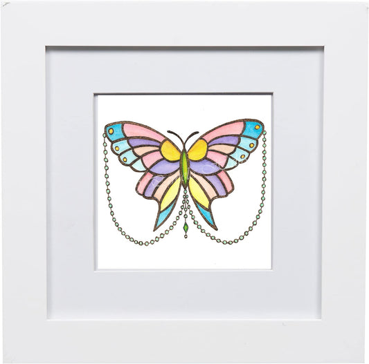 Butterfly Art Giclee by Pamela Hallisey - 4x4 art print.