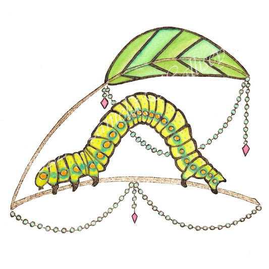 Inchworm Original Art