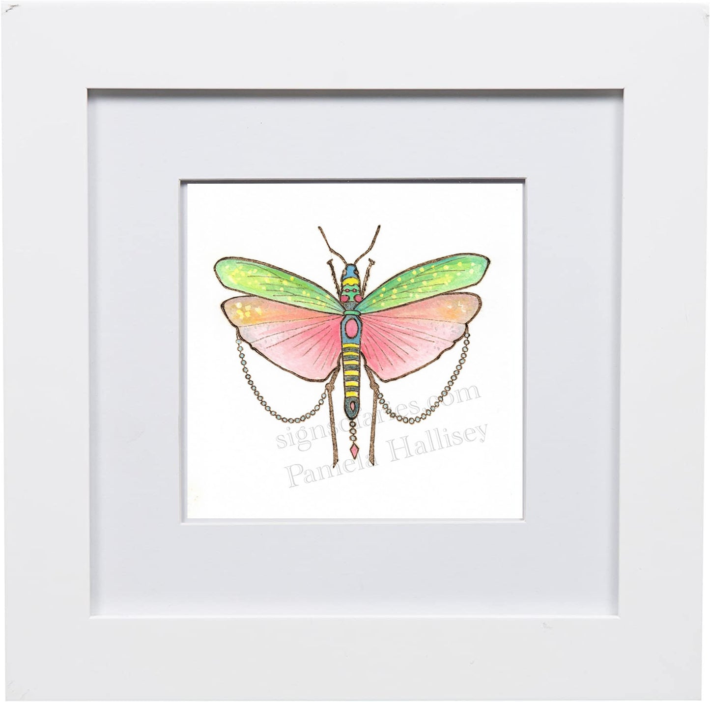 "Rainbow Locust" Original Art