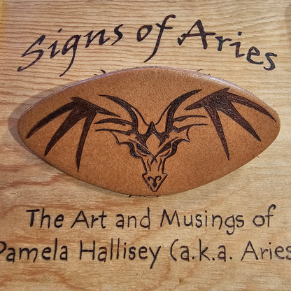 Dragon Leather Hair Clip