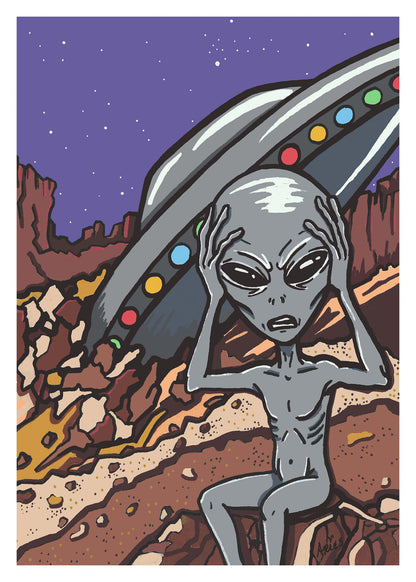 Out of this world Collection 5"x7" frameable cards