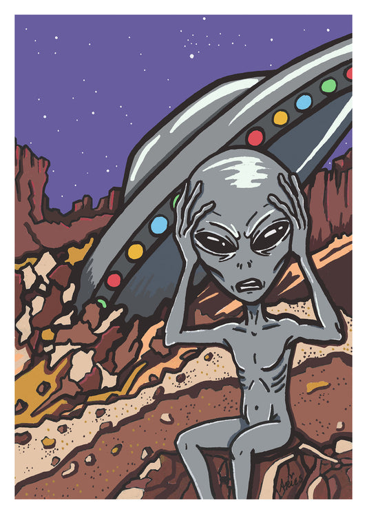 Out of this world Collection 5"x7" frameable cards