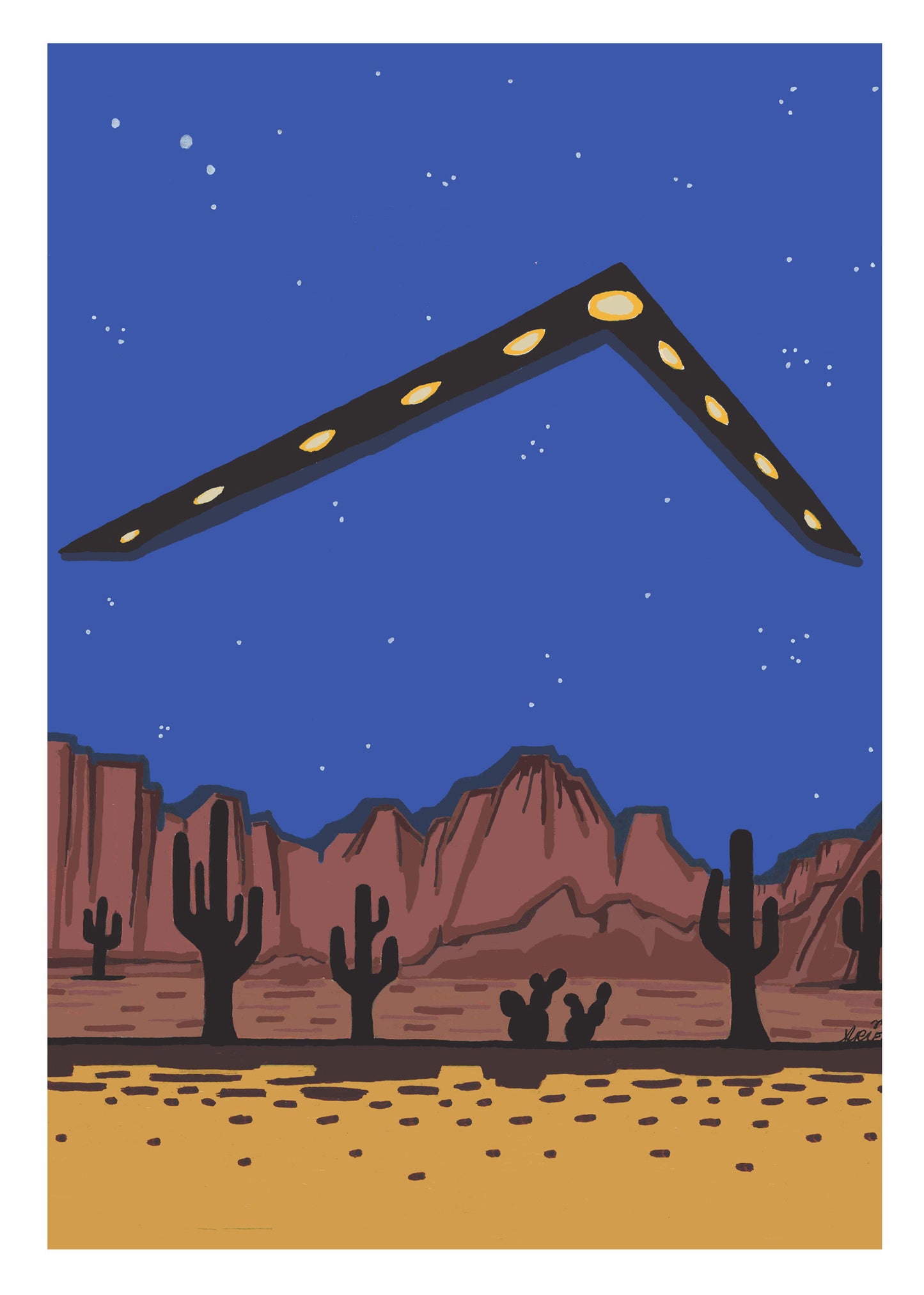 Out of this world Collection 5"x7" frameable cards