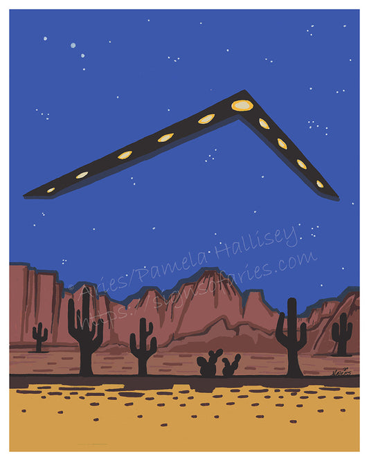 "Phoenix Lights" print