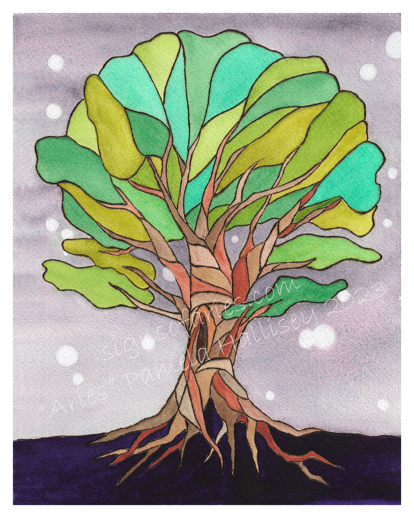 "Oak Dream" LIMITED EDITION Oak Tree Art Giclee Print
