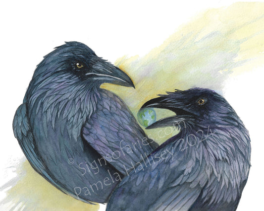 "World News" Ravens Giclee Print