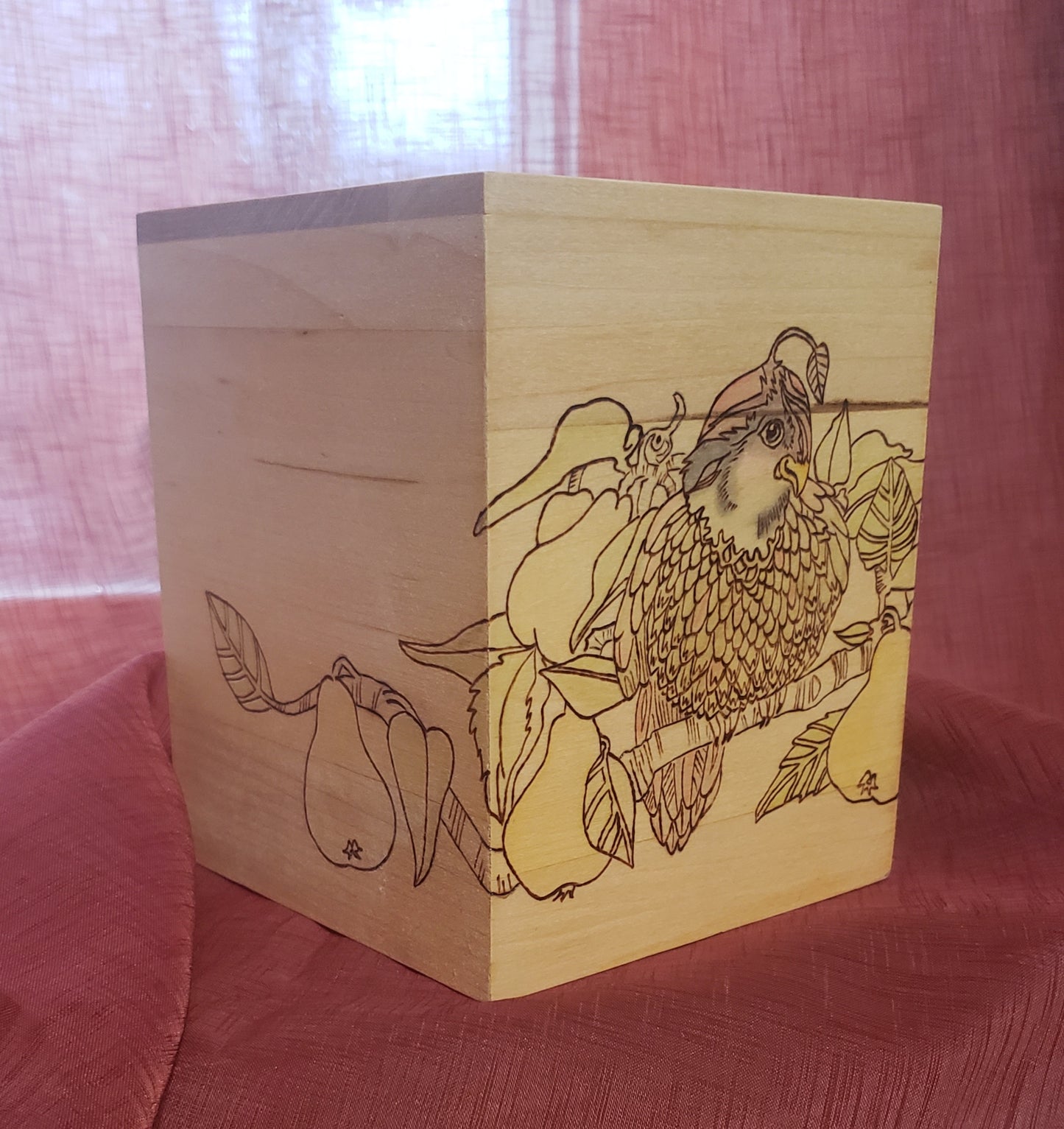 Partridge tissue box