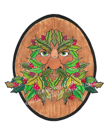 Holly Man Original Art