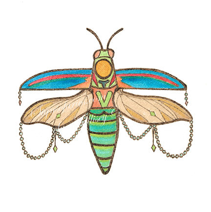 "Bugs!" Jewel Bug Art Giclee
