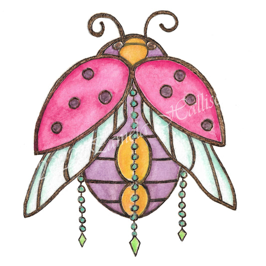 Ladybug Original Art