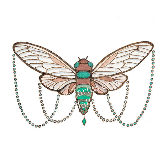 "Bugs!" Cicada Art Giclee