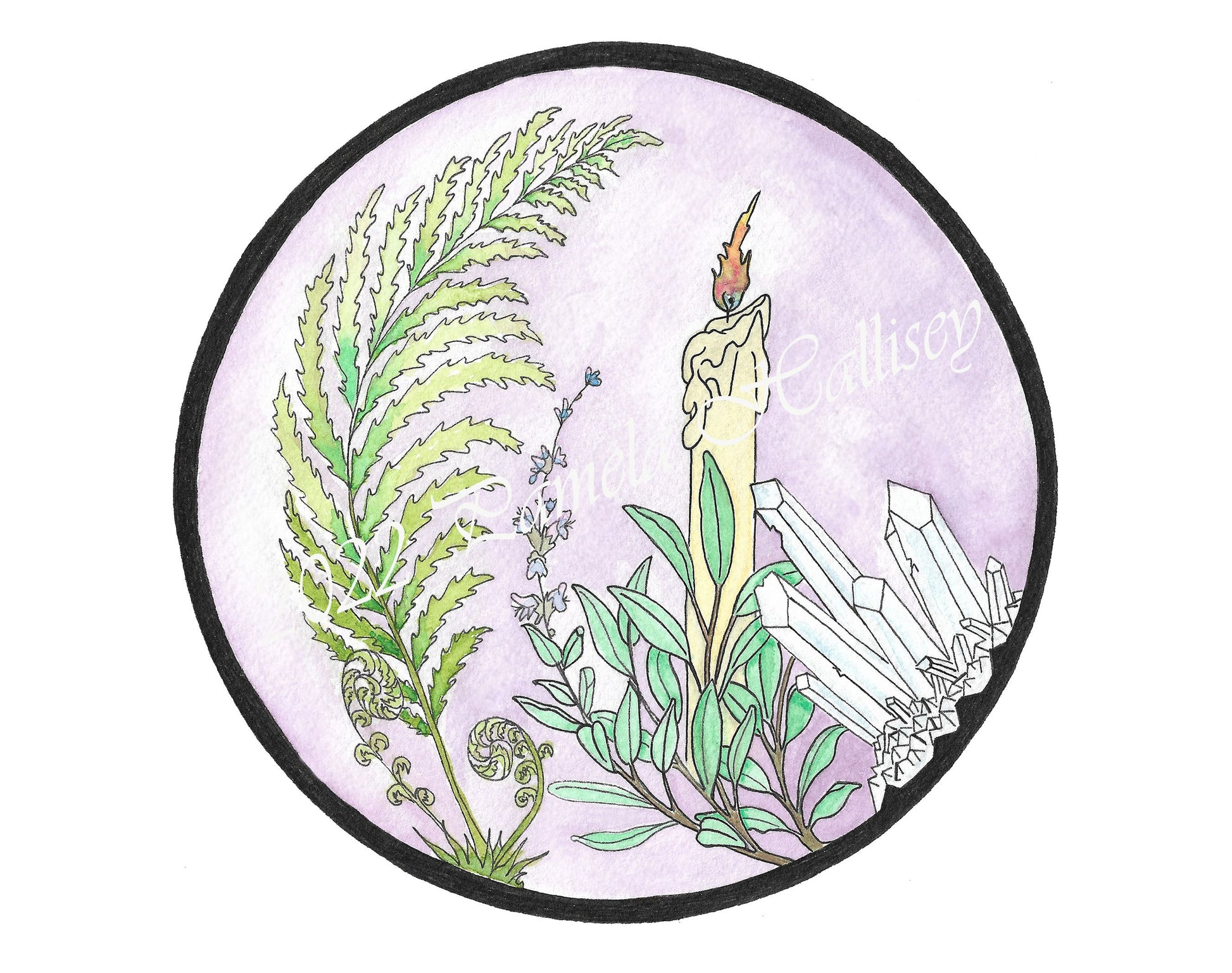 Cleansing Original Watercolor art