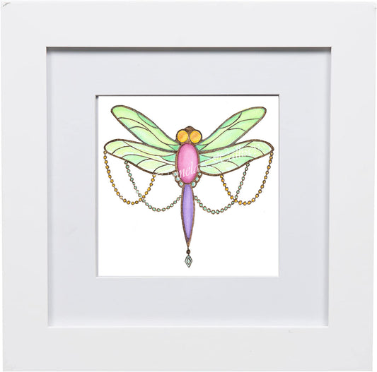 "Bugs!" Dragonfly Art Giclee