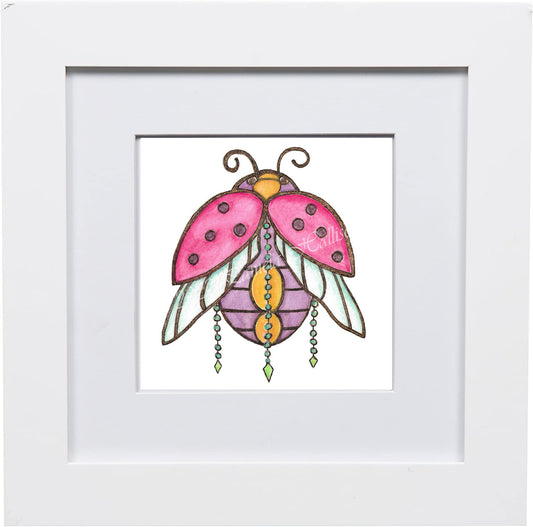 "Bugs!" Lady Bug Art Giclee